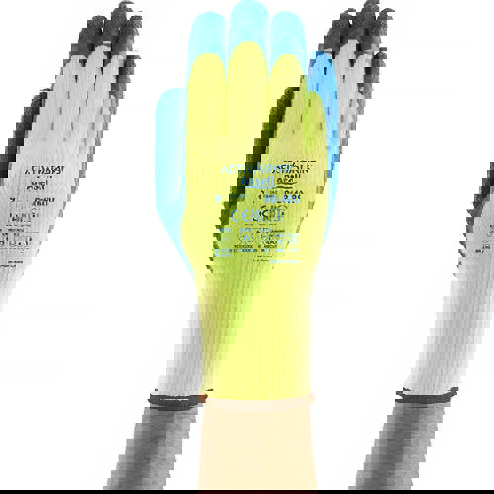 Series 80-400 General Purpose Work Gloves: Rubber-Coated Thermal Terry